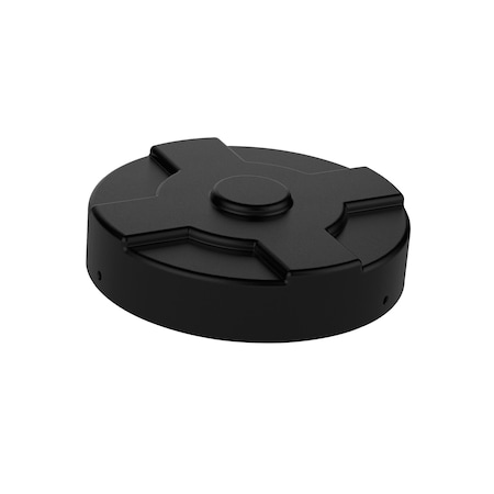 Vestil BLACK DRUM COVER  55 GALLON DC-P-55-BK